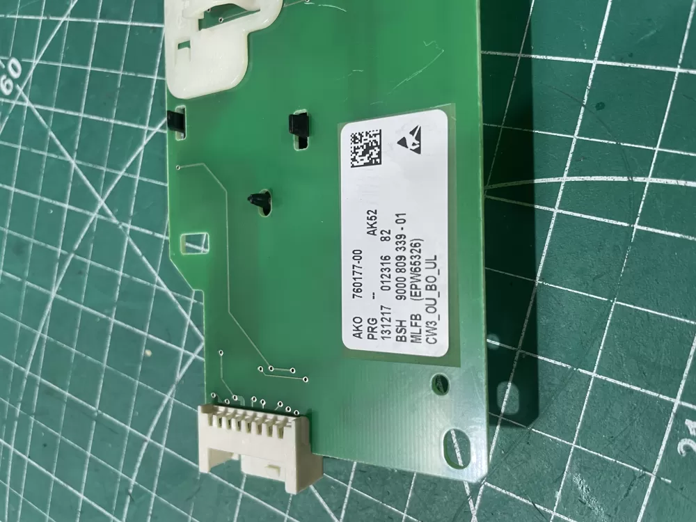 Bosch 9000 809 339-01 760177-00 Washer Control Board AZ192623 | Wm380