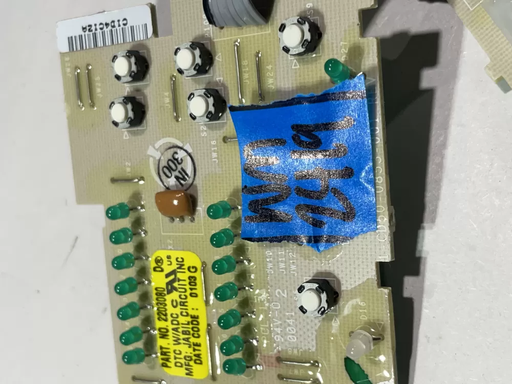 Whirlpool WP2203080 2203080 Refrigerator Control Board AZ143929 | Wm2419