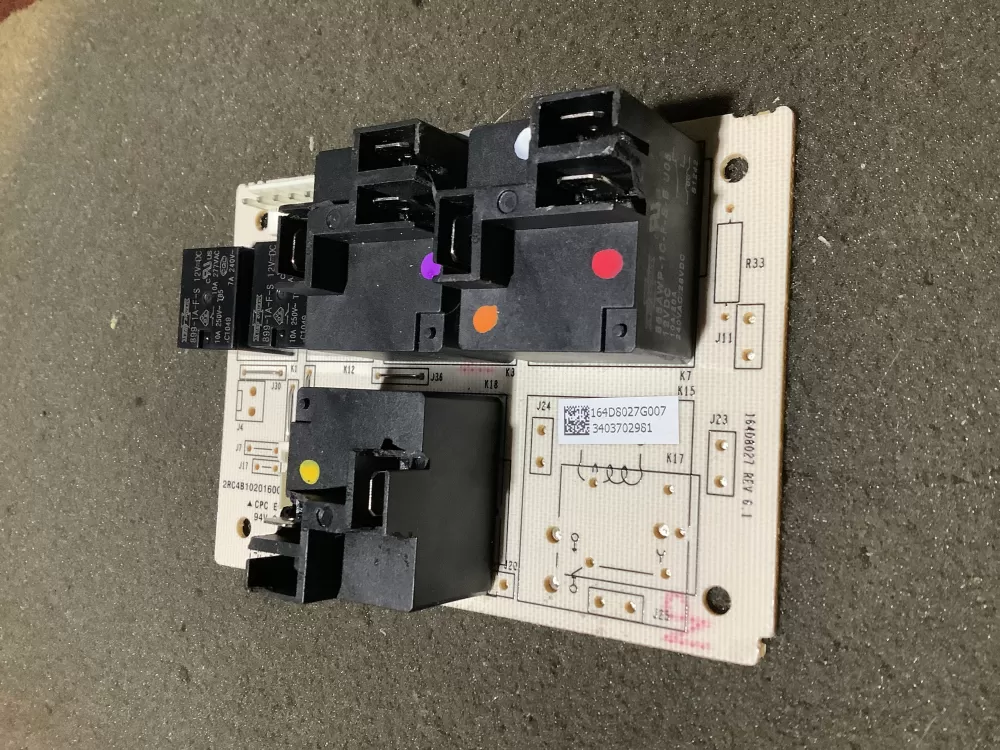 GE 164D8027G007 Range Control Board Relay