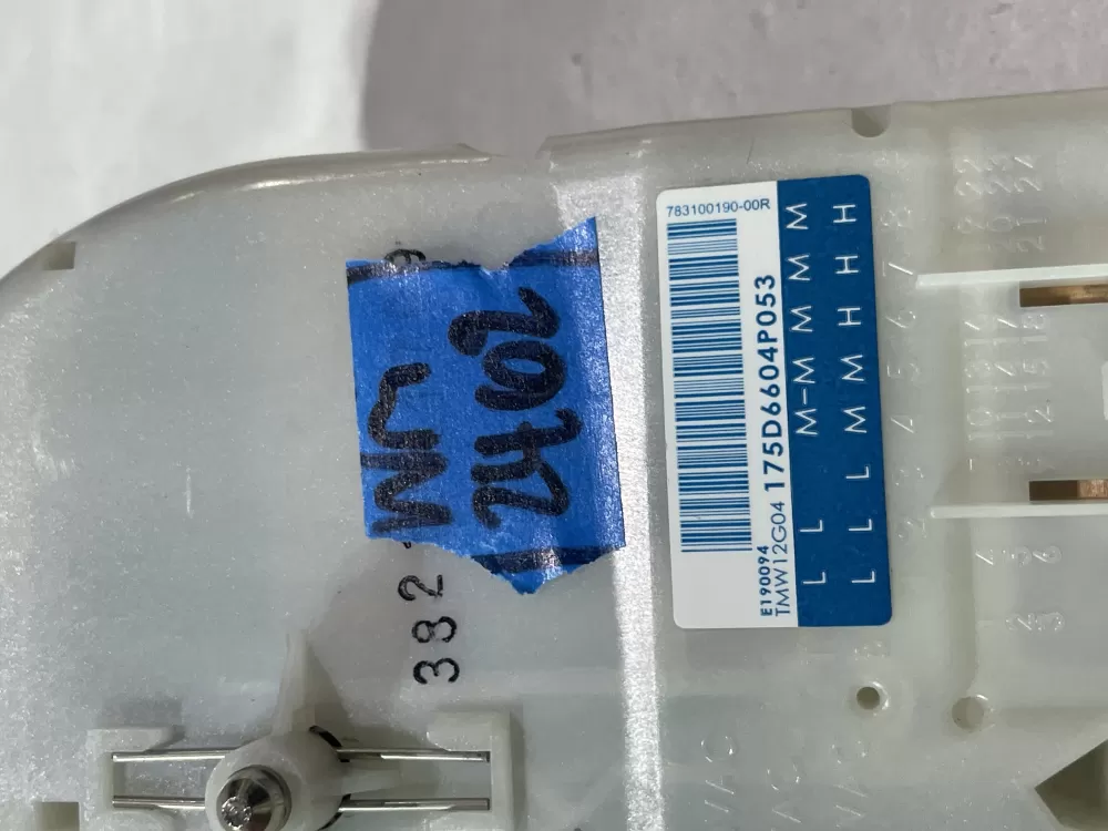 GE WH12X10527 175D6604P053 Washer Timer AZ148599 | Wm2462