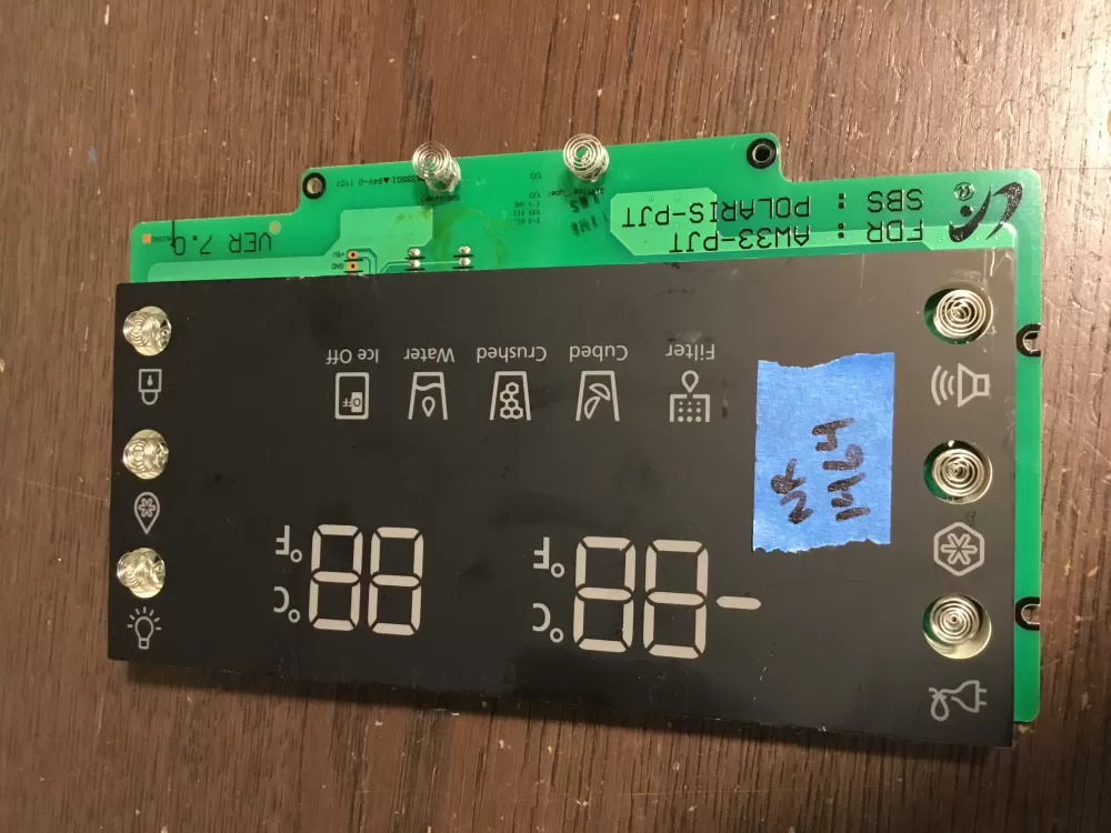 Samsung DA92 00153A Refrigerator Control Board AZ38543 | NR1464