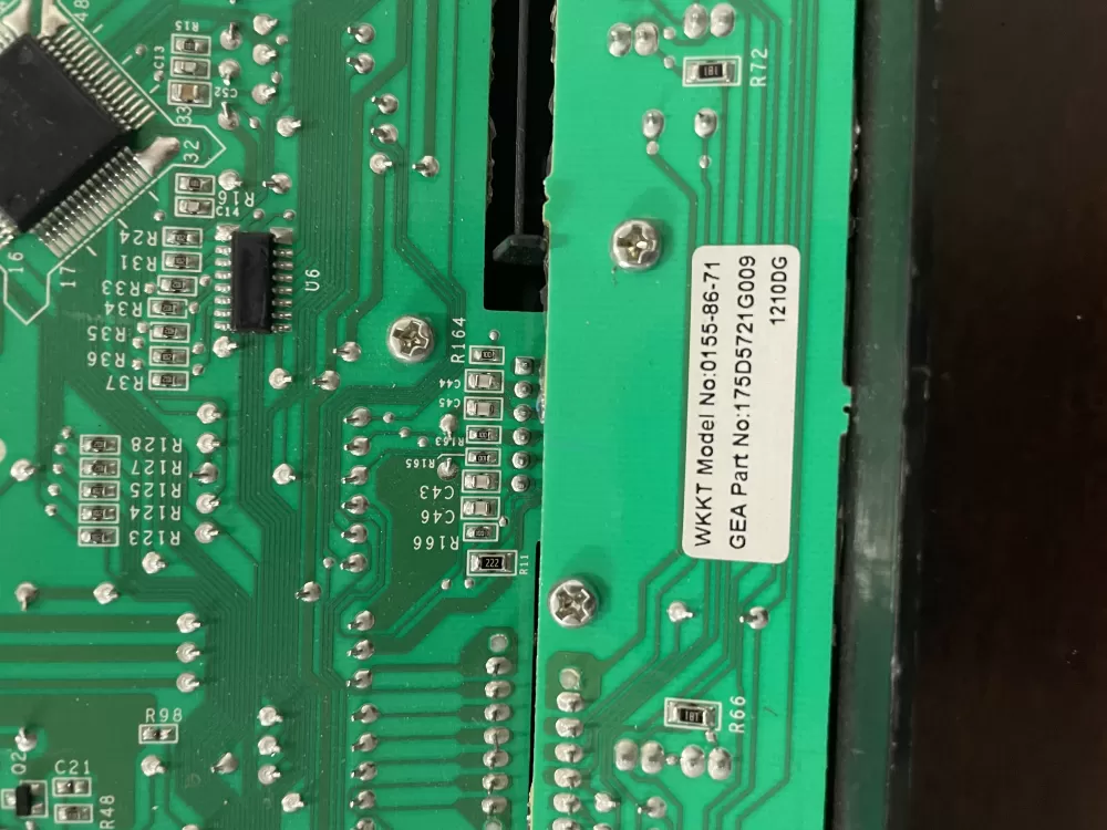 GE 175D5721G009 WH12X10465 Washer Control Board AZ46968 | KMV127