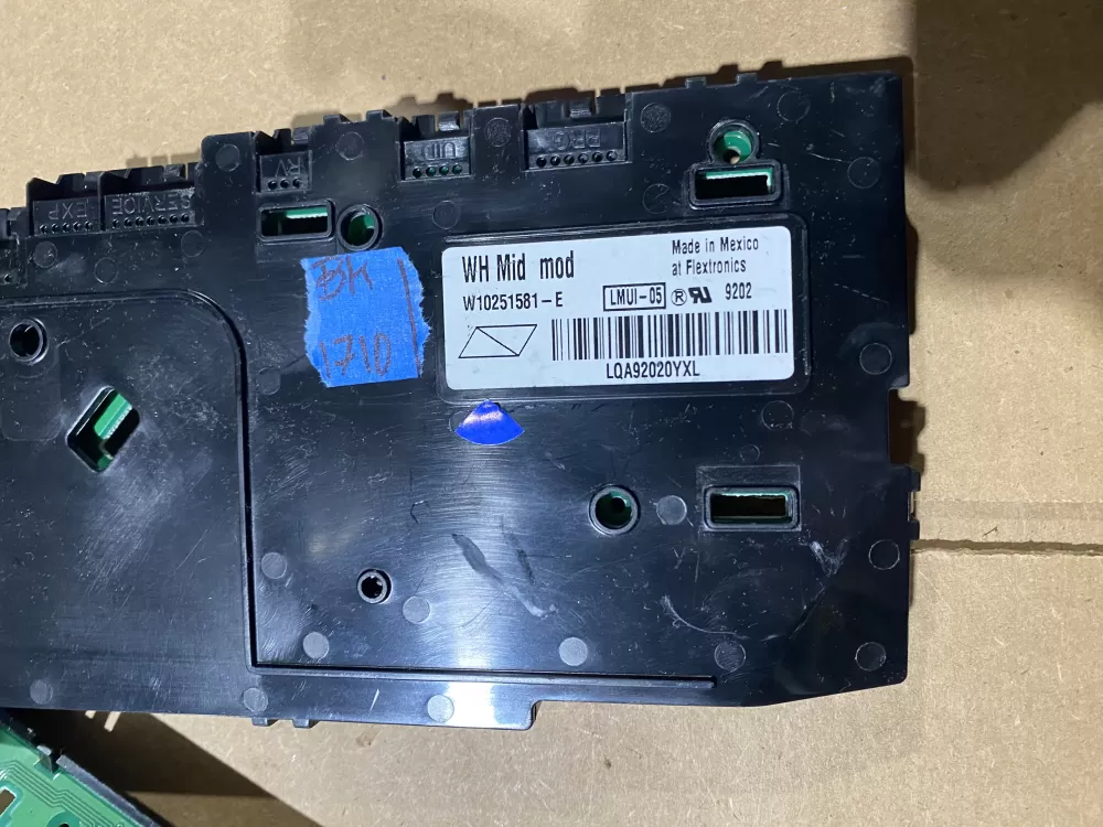 Whirlpool W10251581 Washer Control Board  AZ84550 | BK1710