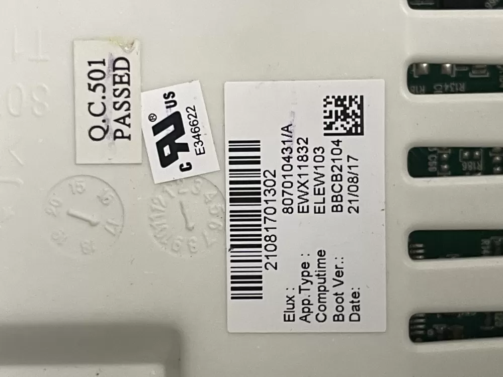 Electrolux 807010431 Washer Control Board Main AZ27448 | WM93