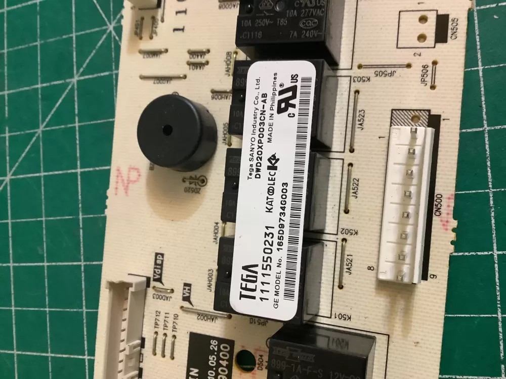 GE 165D9734G003 Dishwasher Control Board AZ171786 | NR392
