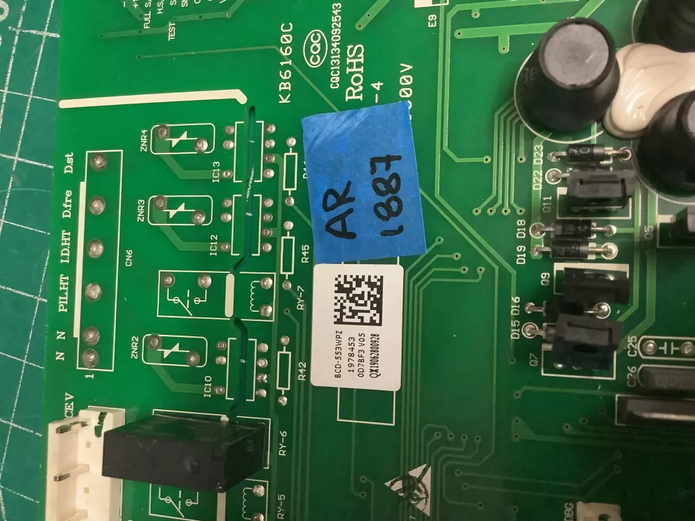Hisense BCD-553WP Refrigerator Control Board AZ201469 | AR1887