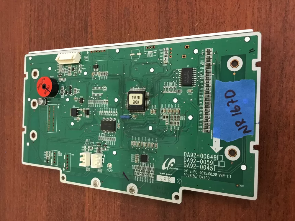 Samsung DA92 00649A Refrigerator Control Board Dispenser AZ31411 | NR1670
