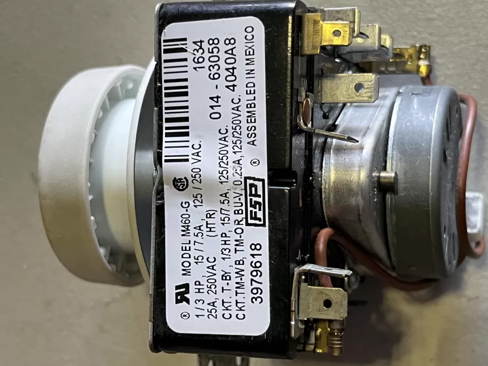 Whirlpool Amana Admiral AP6009056 3979618 3979618R Dryer Timer AZ44786 | JT1125