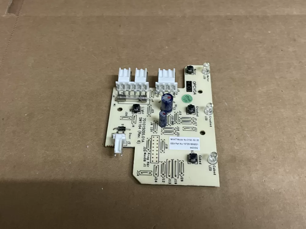 GE 197D5189G001 Refrigerator Control Board