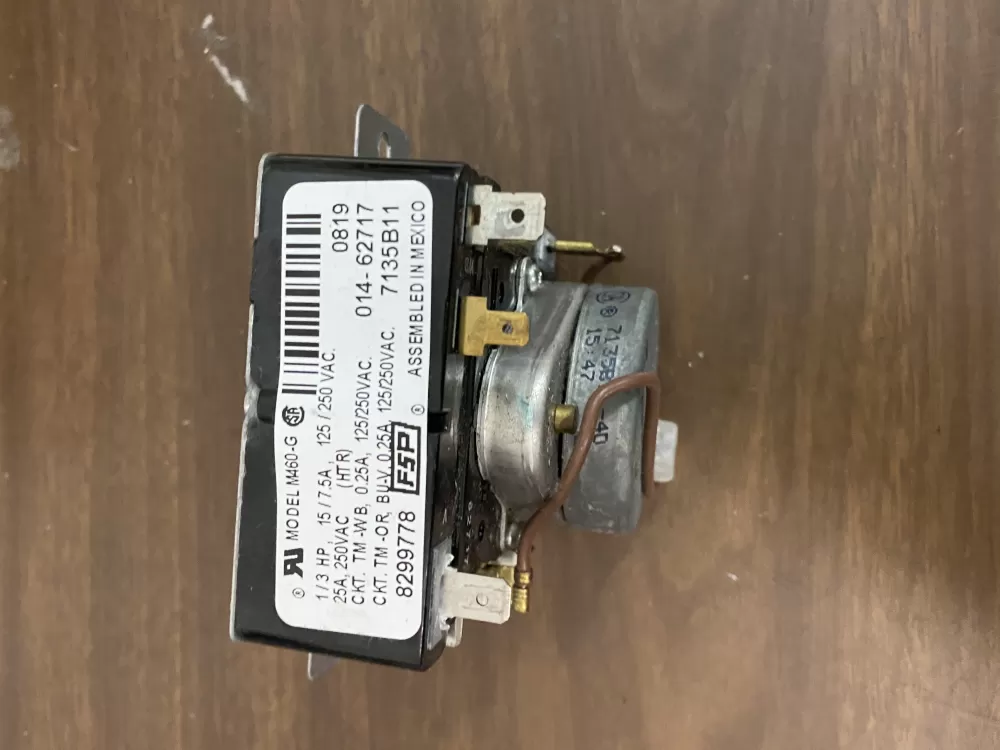 Whirlpool  Kenmore  Inglis  Estate  Amana WP8299778  AP6012586  8299778  909729  PS11745796 Washer Timer