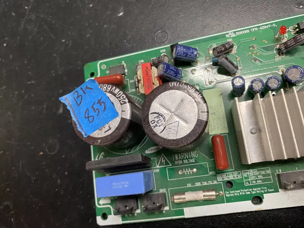 Samsung DA92-00111B Refrigerator Inverter Control Board AZ20656 | BK855