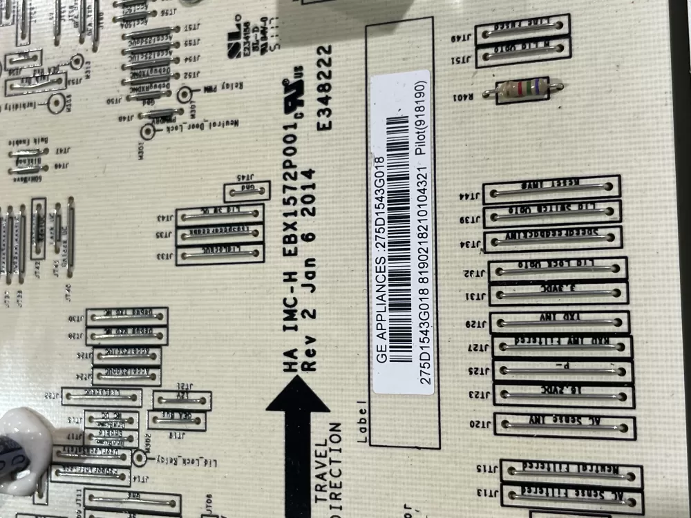 GE 275D1543G018 Washer Control Board AZ167052 | Wmv112