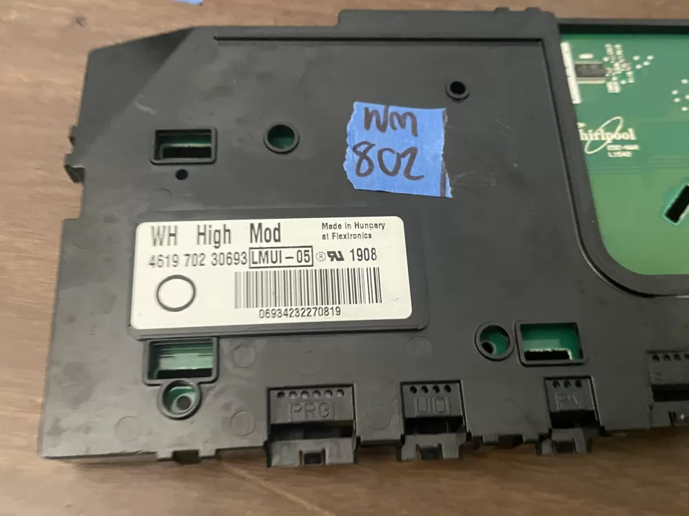 Whirlpool Interface Control Board W10248084 W10110658 AZ99612 | Wm802