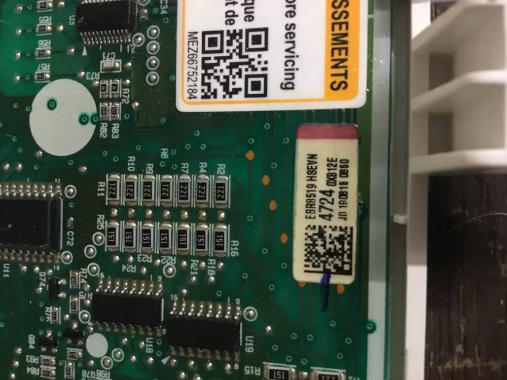 LG EBR85194724 AP6982837 Washer Display Control Board AZ21513 | NR105