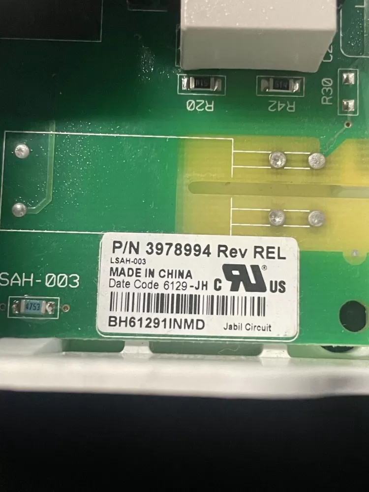 3978994 Whirlpool Dryer Control Board