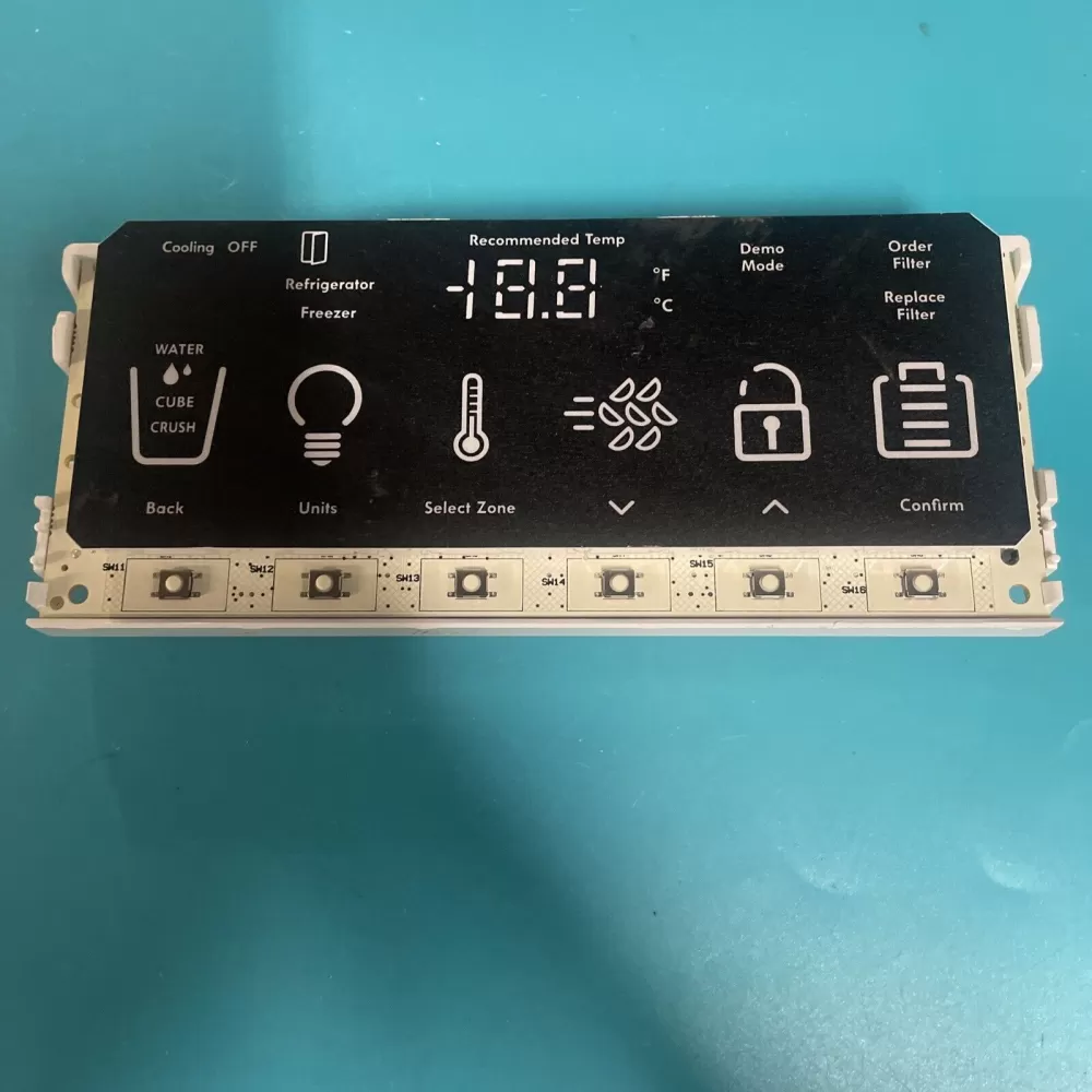 W10814041 Whirlpool Refrigerator Board - Display / Interface