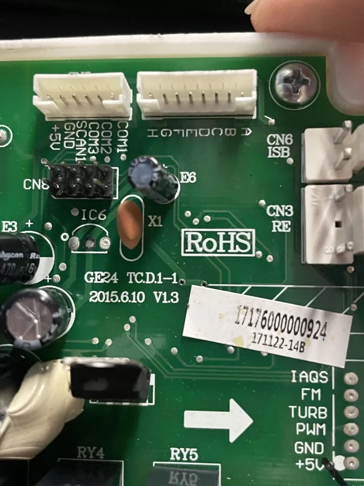 171122 Maytag Board - Control