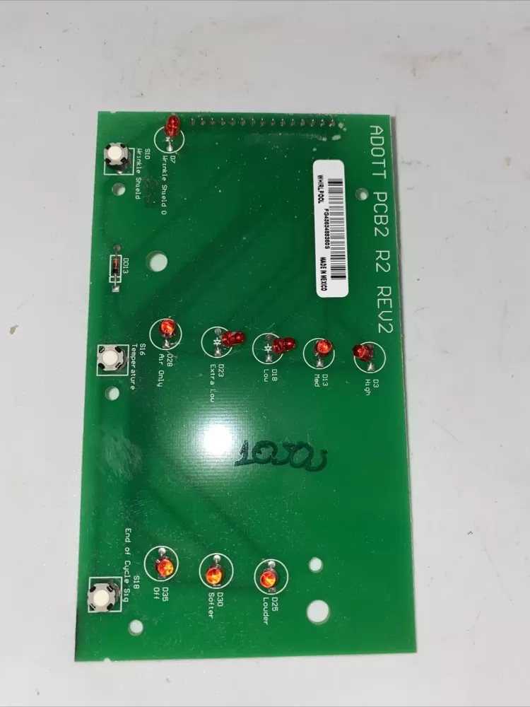 ADOTT PCB2 R2 Whirlpool Refrigerator Board - Control