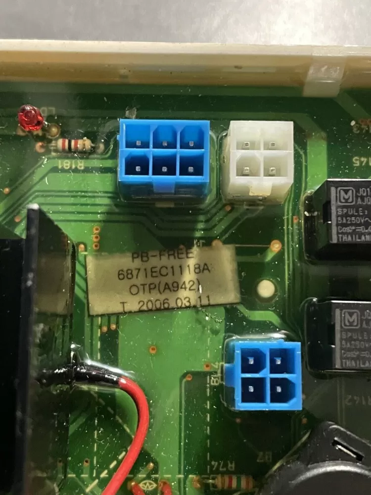 6871EC1118A LG Washer Board - Control