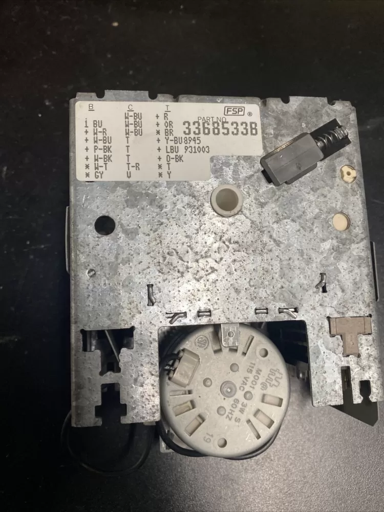 3368533 Whirlpool Dishwasher Timer For Electrical Connector Only See Wir