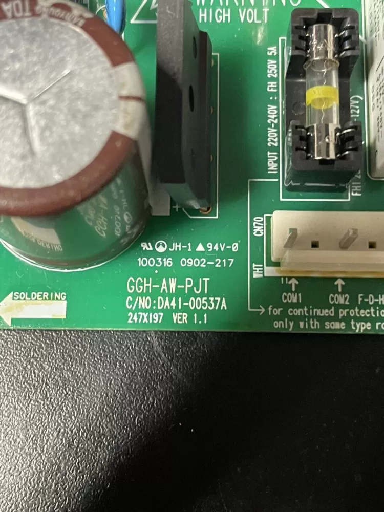 DA41-00538N Samsung Refrigerator Main Printed Circuit Board